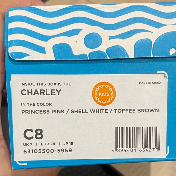 New Native Kids Pink and White Sandals size C8 - Picture 5 of 5